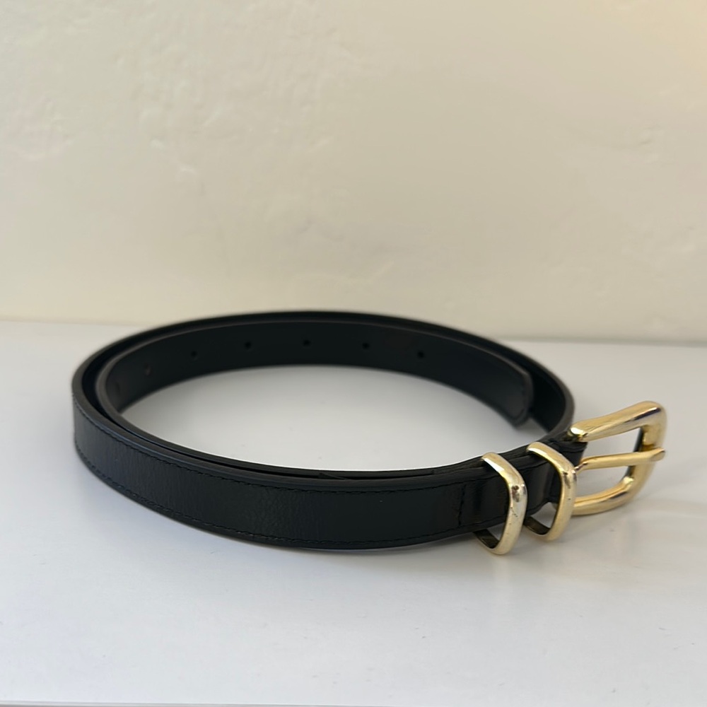 Sezane Patent Black Livie Belt